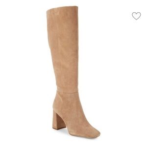 Sam Edelman Suede Tan Heeled Boots